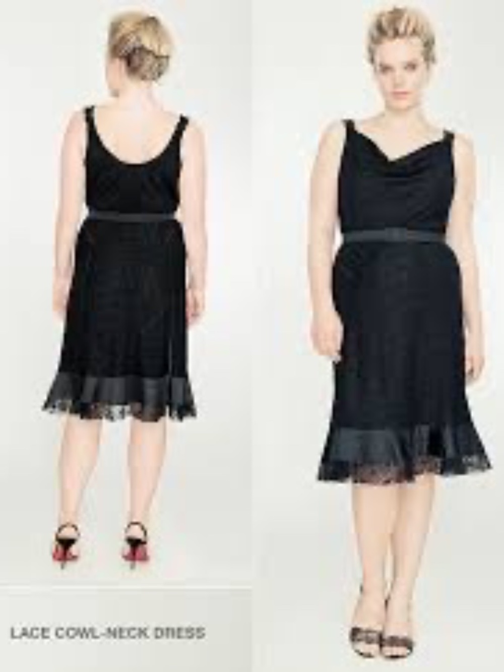 Isabel Toledo for Lane Bryant Black Lace Cocktail Dress — NWT